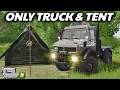 Starting w.Only Truck &amp; Tent! (Saxlingham Ep.1) | Let's Play FS25