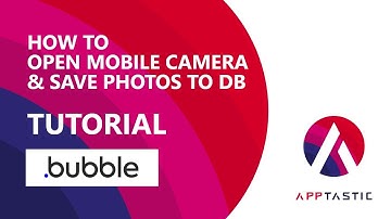 How to open mobile camera & save photos in Bubble.io