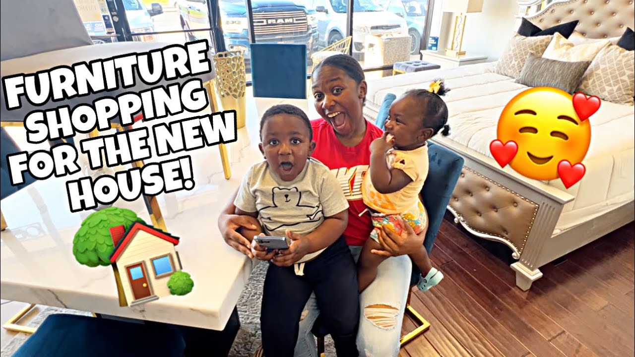 WE WENT FURNITURE SHOPPING FOR OUR NEW HOUSE! YouTube