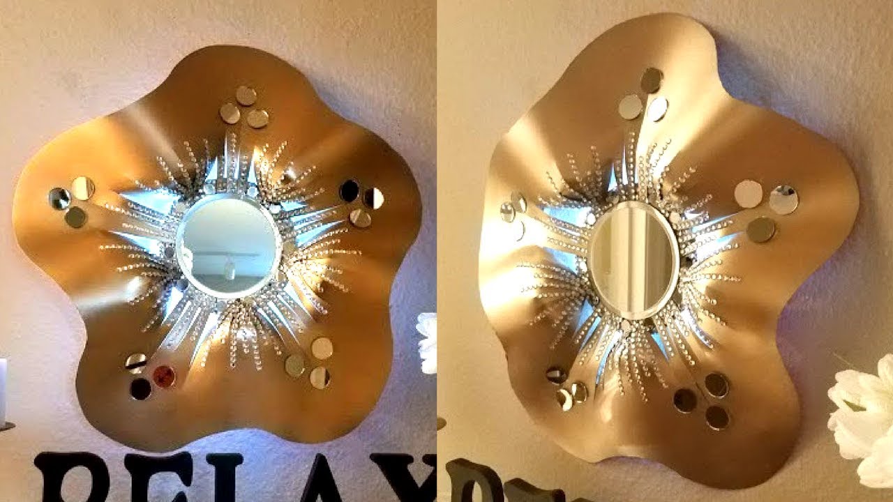 Diy Unique Wall Mirror Decor|Wall Decorating idea!
