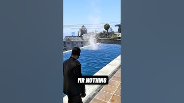 WHAT HAPPENS WHEN YOU THROW A GRENADE IN A POOL IN GTA GAMES #gta #gta5 #shorts