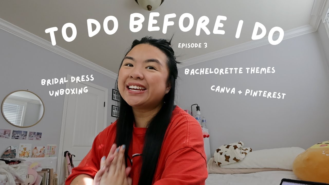 Bridal dress unboxing, invites, bachelorette themes! To Do Before I Do ♡ Wedding Diaries Episode 3
