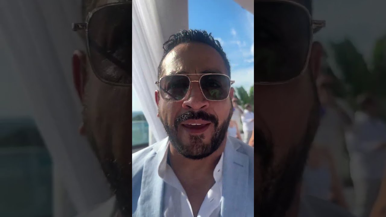 Arreglándonos para la boda en la playa y mi esposa no podía caminar con los tacones en Vallarta