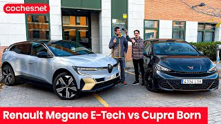Renault Megane E-Tech vs Cupra Born | Prueba de consumo / Test / Review en español | coches.net