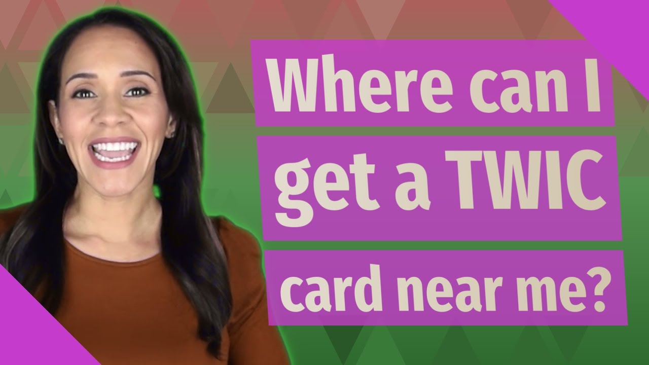 Where Can I Get A TWIC Card Near Me YouTube Where Can I Get A TWIC Card Near Me YouTube