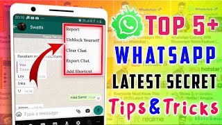 Top 5+ Unknown WhatsApp Tips & Tricks 2020 | WhatsApp Latest 5+ Secret Tips & Tricks | In Telugu | screenshot 4