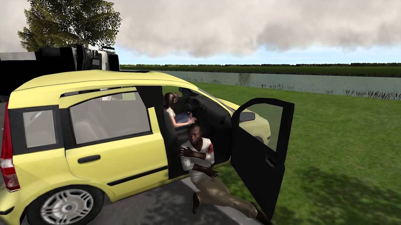 Simulation virtuelle pompier - Scénario AVP