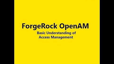 WeTrainIAM | ForgeRock OpenAM | Basic Understanding of Access Management