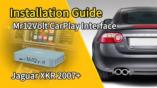 Mr12volt MOST CarPlay interface installation for Jaguar XKR 2007+