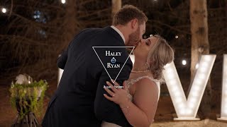 Adorable Cinematic Wedding Video at The Barn at Evergreen Farms | St. Helen, MI | Haley & Ryan