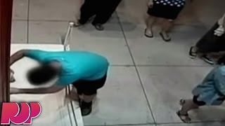 Boy Accidentally Punches Hole Through $1.5 Million Dollar Painting (VIDEO)