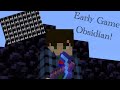 EASY EARLY GAME OBSIDIAN Farm Tutorial | 560 obsidian per hour | Minecraft Java 1.16+