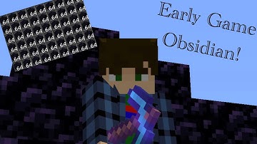 EASY EARLY GAME OBSIDIAN Farm Tutorial | 560 obsidian per hour | Minecraft Java 1.16+