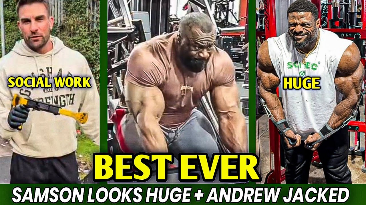 Samson dauda Looks INCREDIBLE 😲 | Andrew Jacked Looks Huge | Ryan Terry news