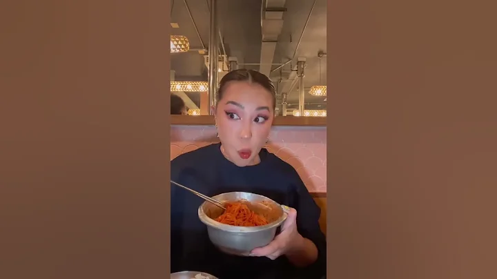 How I eat spicy Korean noodles
