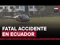 Perú se solidariza con Ecuador por accidente de helicóptero