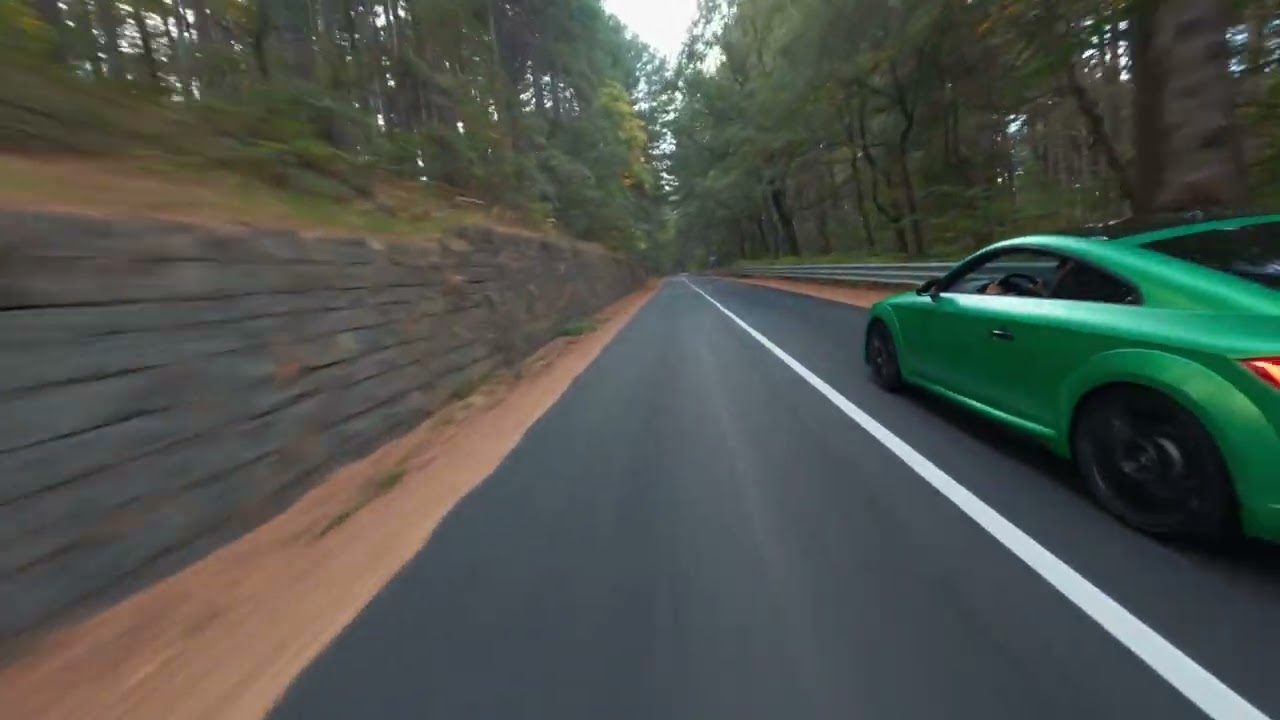 Audi TT RS Etna fpv Drone Dji Pio Andrea Peri