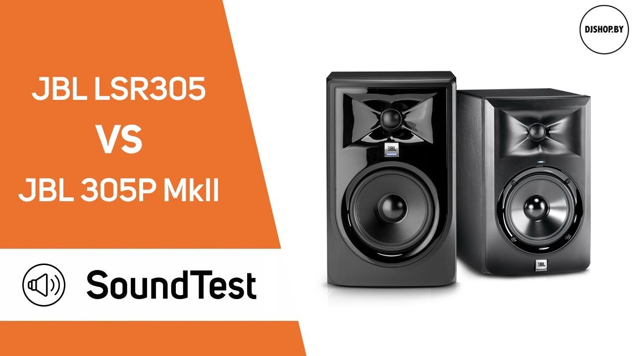 komfort tvetydig Studiet JBL 305P MkII vs JBL LSR305. Sound test - YouTube