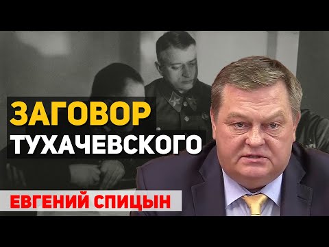 Какие были доказательства заговора Тухачевского. Евгений Спицын