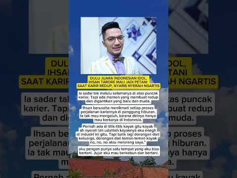 Video Ihsan Tarore Sedetik Lebih