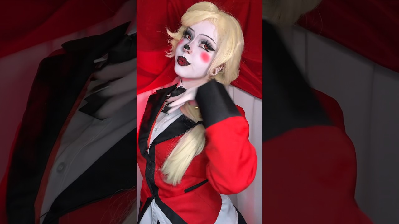the cursed song #makeup #cosplay #hazbinhotel #cartoon #charliemorningstar