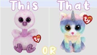 THIS OR THAT 💛 [ Beanie Boos ] pt. 3