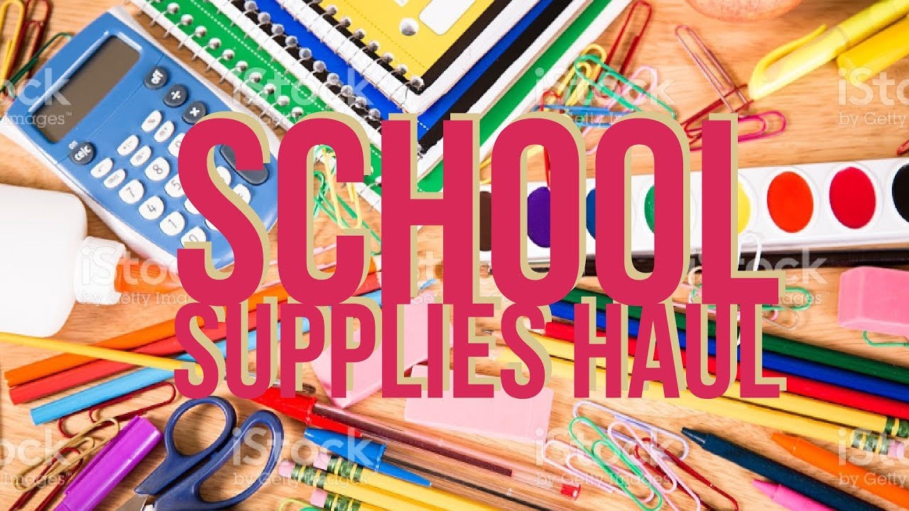 cute school supplies haul college edition happy planner youtube