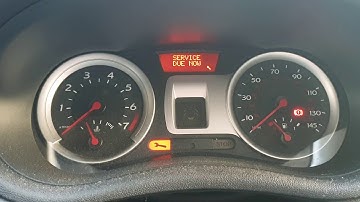 RENAULT CLIO SERVICE DUE NOW SPANNER LIGHT RESET