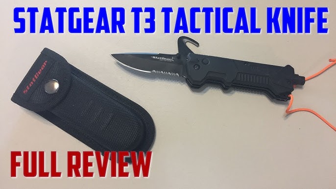 StatGear T3 Tactical Triage & Auto Rescue Tool Knife