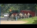Deputy injured, suspect dead after standoff and fire at Johnston home