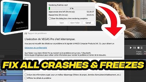 Sony Vegas Keeps Crashing While Rendering? FIX (Works 100%)