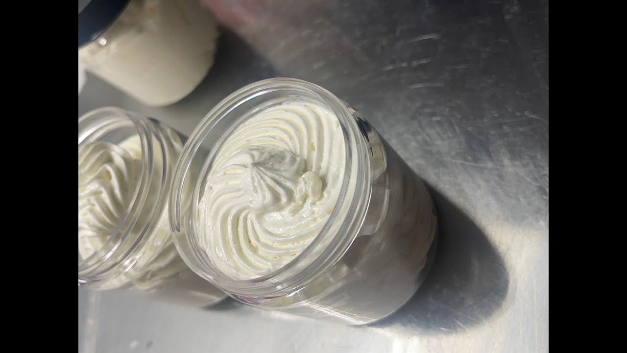 How I make Lavender Whipped body butter with Jojoba oil Essential Oil