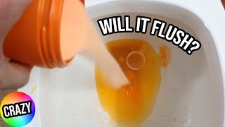 making lots of Gatorade in the toilet - Will it Flush 😷