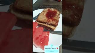 un desayuno normal, pan francés ❤️🍉👽🌍📽️🇲🇽🩷🌎🏀⚡😎 provecho