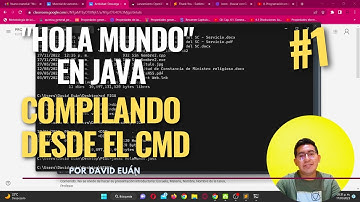 Imprimir un "Hola Mundo" en Java utilizando el símbolo del sistema (CMD)