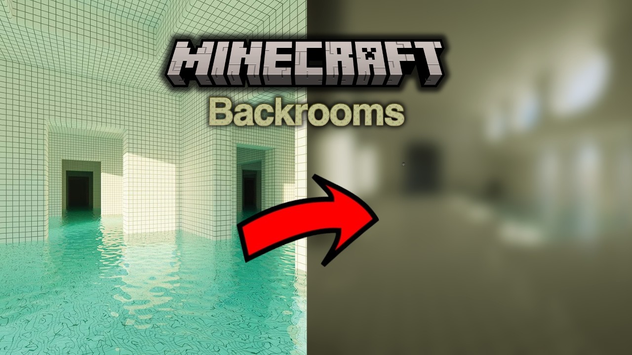 MINECRAFT BACKROOMS MOD - YouTube