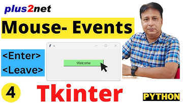 Mouse enter and leave events of a button in a Tkinter Window
