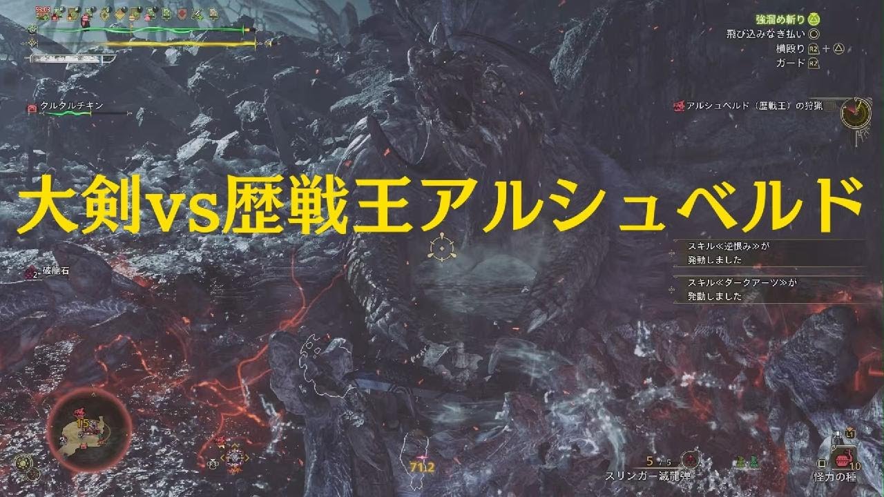 【モンハンワイルズ/MHWilds】大剣vs歴戦王アルシュベルド