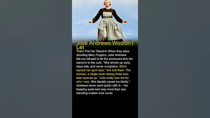 The Secret Julie Andrews Kept On Set Will Surprise You! cPSb1BF8dbs 09 score65 unknown julie andr