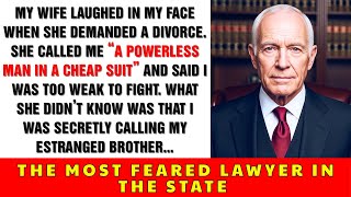 My wife wanted a divorce and laughed ’cause I had no lawyer – but in court, she froze.