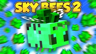 Minecraft Sky Bees 2 | RADIOACTIVE BEE & BIG POWER UPGRADES! #11 [Modded Questing Skyblock]