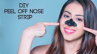 How To Get Rid Of Blackheads | DIY Peel Off Nose Strip