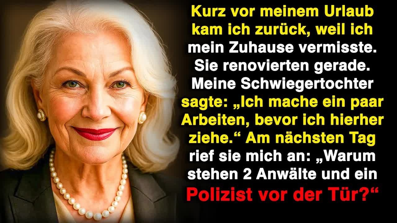 Als ich aus dem Urlaub zurückkam, renovierte meine Schwiegertochter mein Haus ohne zu fragen!