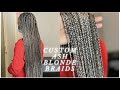 HOW TO GET THE PERFECT ASH BLONDE KNOTLESS BRAIDS/ works on every skin tone