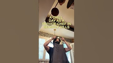 Chill day as a private chef in Beverly Hills. Hang with me.