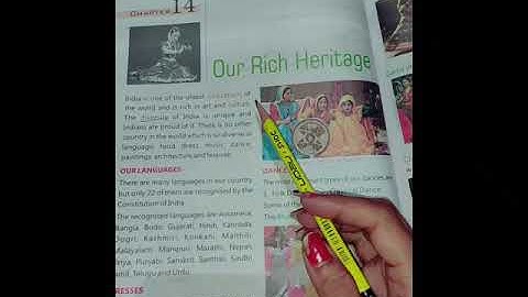 Class-4/ social studies/ chapter-14/Our Rich Heritage