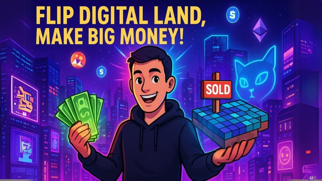 How to Make Money Flipping Virtual Land in the Metaverse | The Future of Earning Online!