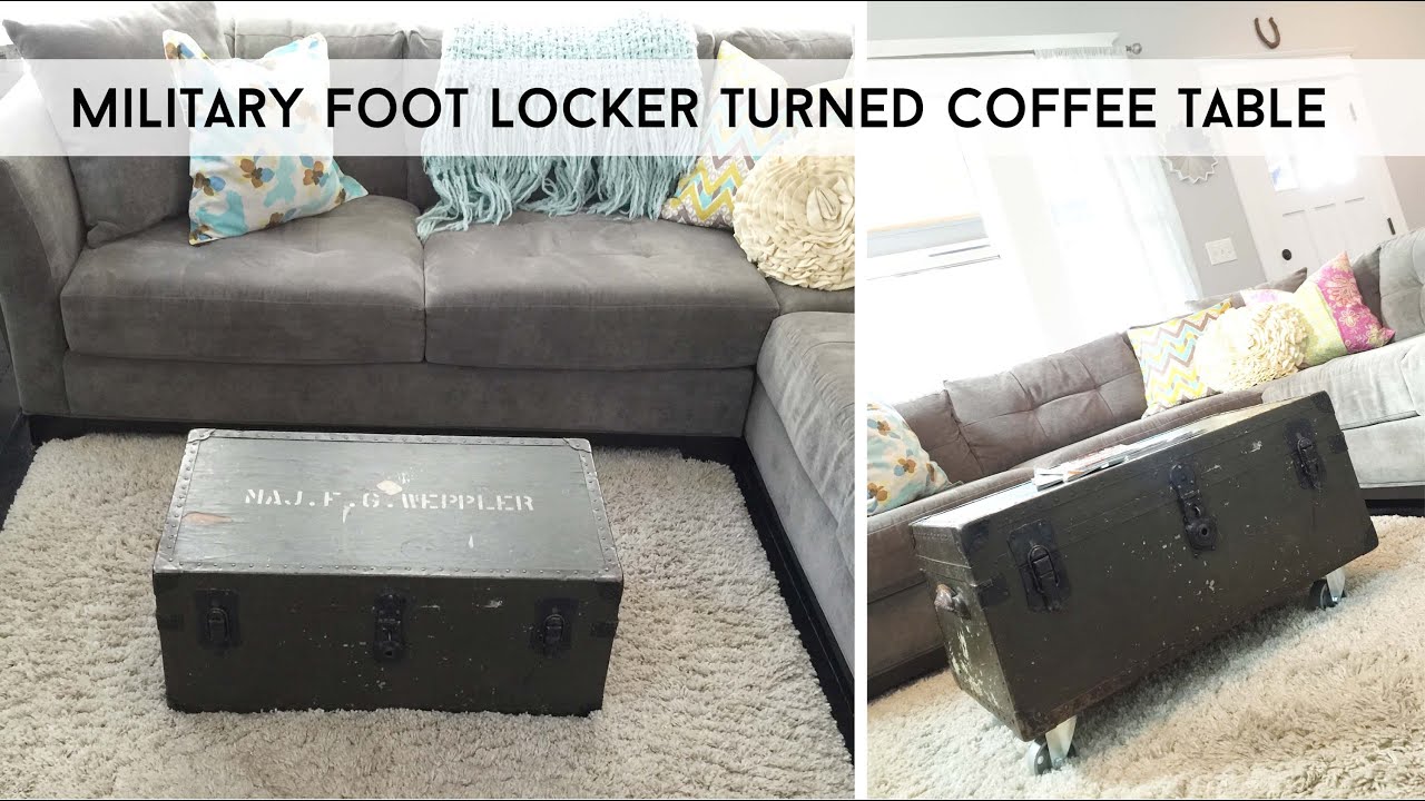 Army Footlocker Coffee Table