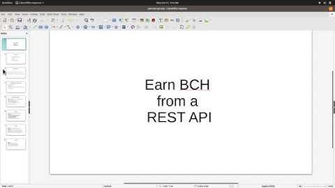 Earn BCH from a REST API