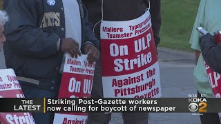 Post-Gazette workers on strike
